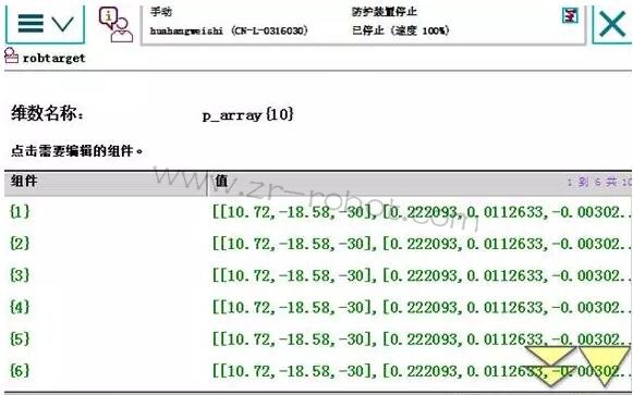 ABB机器人如何创建数组