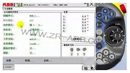 ABB机器人示教盒维修及使用方法介绍