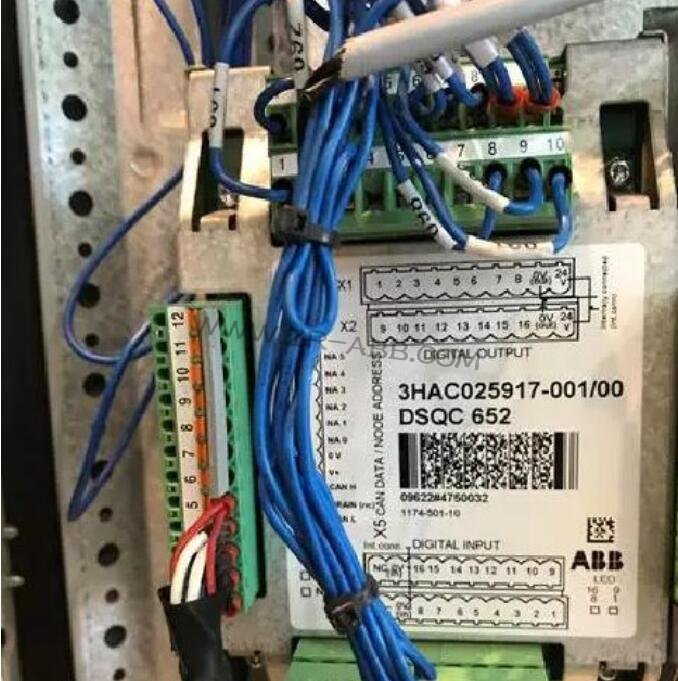 ABB机器人DSQC652输入/出接线与映射