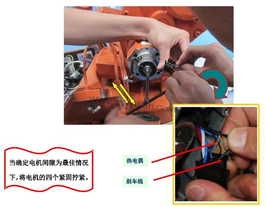 ABB机器人IRB2400系列伺服电机轴拆装步骤流程