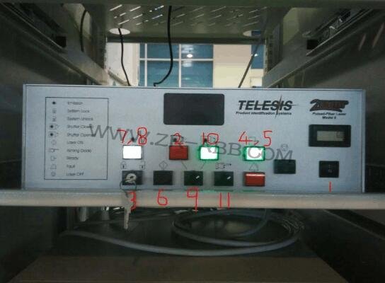 Telesis TMC420/TMC470打标机控制器开机操作步骤
