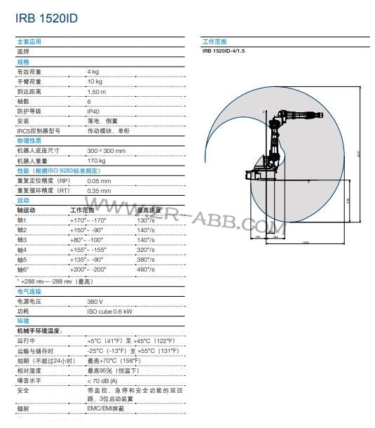 ABB机器人IRB 1520ID出租,ABB机器人租赁