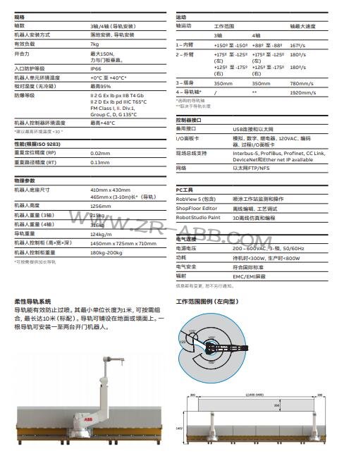 ABB喷涂机械手IRB 5350租赁