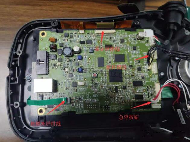 ABB机器人示教盒维修拆解过程及更换步骤